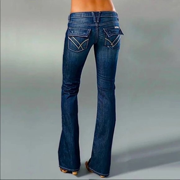 William Rast Belle Flare Denim Jeans - Size 26 - Picture 1 of 4